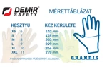 Demir D.007-Y mártott kesztyű