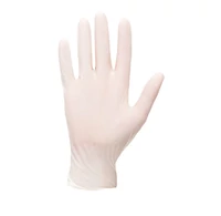 Portwest Latex egyszerhasználatos kesztyű, púderezett (100 darab/csomag)