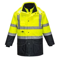 Portwest Hi Vis 7 az 1 ben kontraszt Traffic kabát