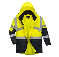 Portwest Hi Vis kéttónusú lélegző kabát Portwest Hi Vis kéttónusú lélegző kabát