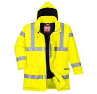 Portwest Bizflame Rain Hi Vis antisztatikus FR kabát