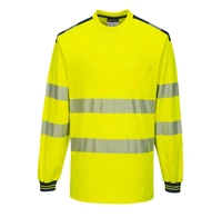 Portwest PW3 Hi Vis hosszú ujjú póló Portwest PW3 Hi Vis hosszú ujjú póló