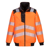 Portwest PW3 Hi Vis 3 in 1 Pilota kabát