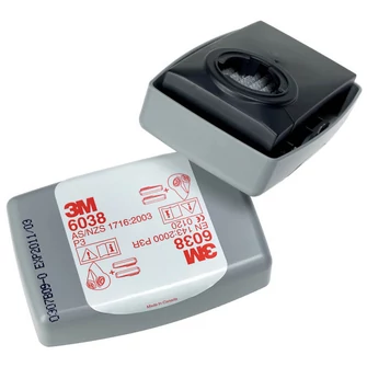 3M 6038 P3 SZŰRŐBETÉT, MÉRGEZŐ RÉSZECSKÉK HF ELLEN