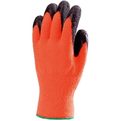 EP SZERELŐKESZTYŰ, NARANCS, TÉLI, ÉRDES LATEX TENYÉR