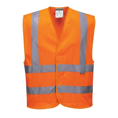 Portwest MeshAir mellény fekete betétekkel