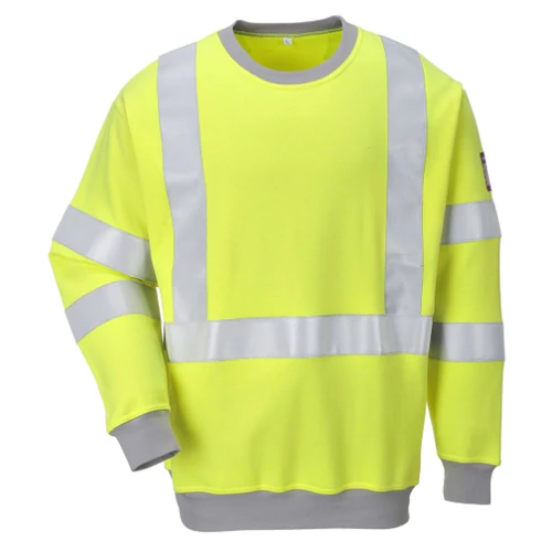 Portwest Lángálló, antisztatikus, Hi Vis pulóver