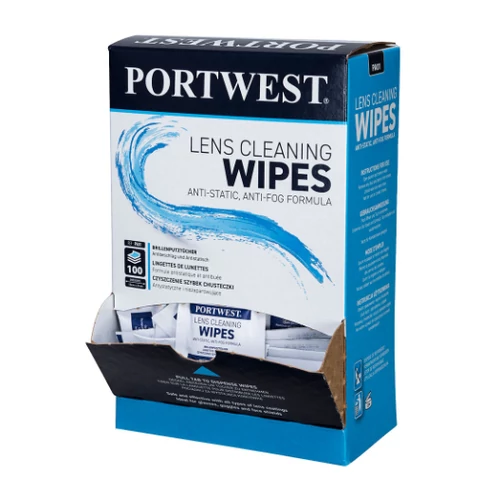 Portwest Szemüvegtisztító kendő (100 darab/csomag)