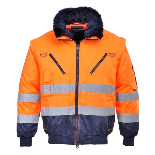 Portwest Hi Vis 3 az 1 ben Pilóta kabát