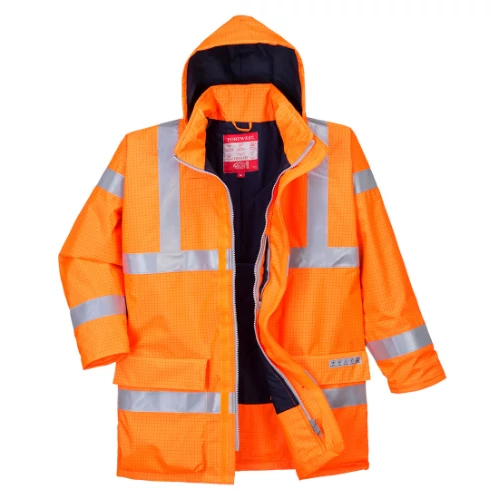 Portwest Bizflame Rain Hi Vis antisztatikus FR kabát