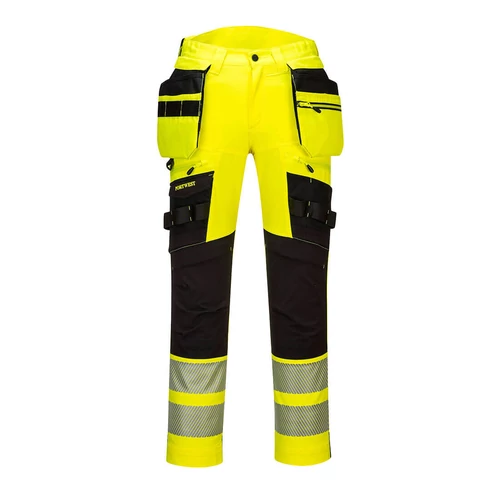 Portwest DX4 Hi Vis nadrág lezippzározható lengőzsebbel