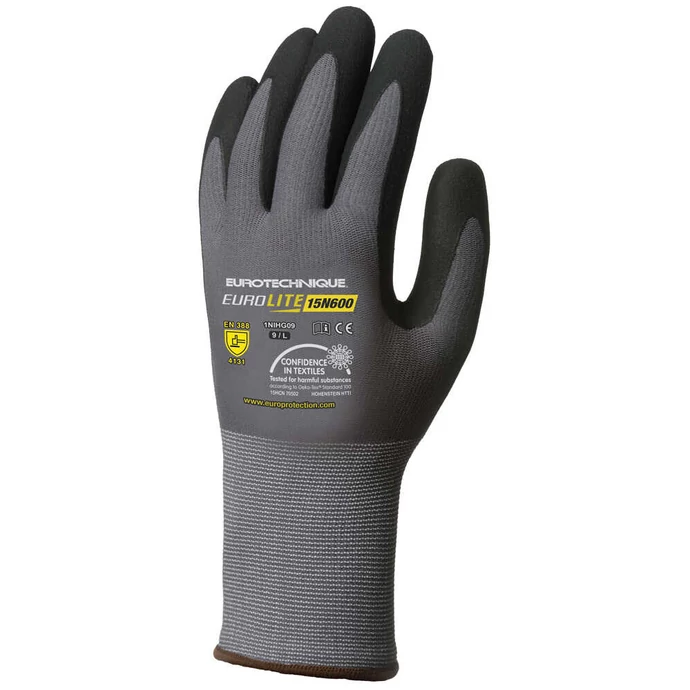 EUROTECHNIQUE EUROLITE TENYERÉN MIKROHABOSÍTOTT NITRIL KESZTYŰ